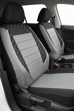 SMRAUTOACCESSORY Fiat Linea Uyumlu Füme-Siyah GOF Serisi Universal Oto Koltuk...