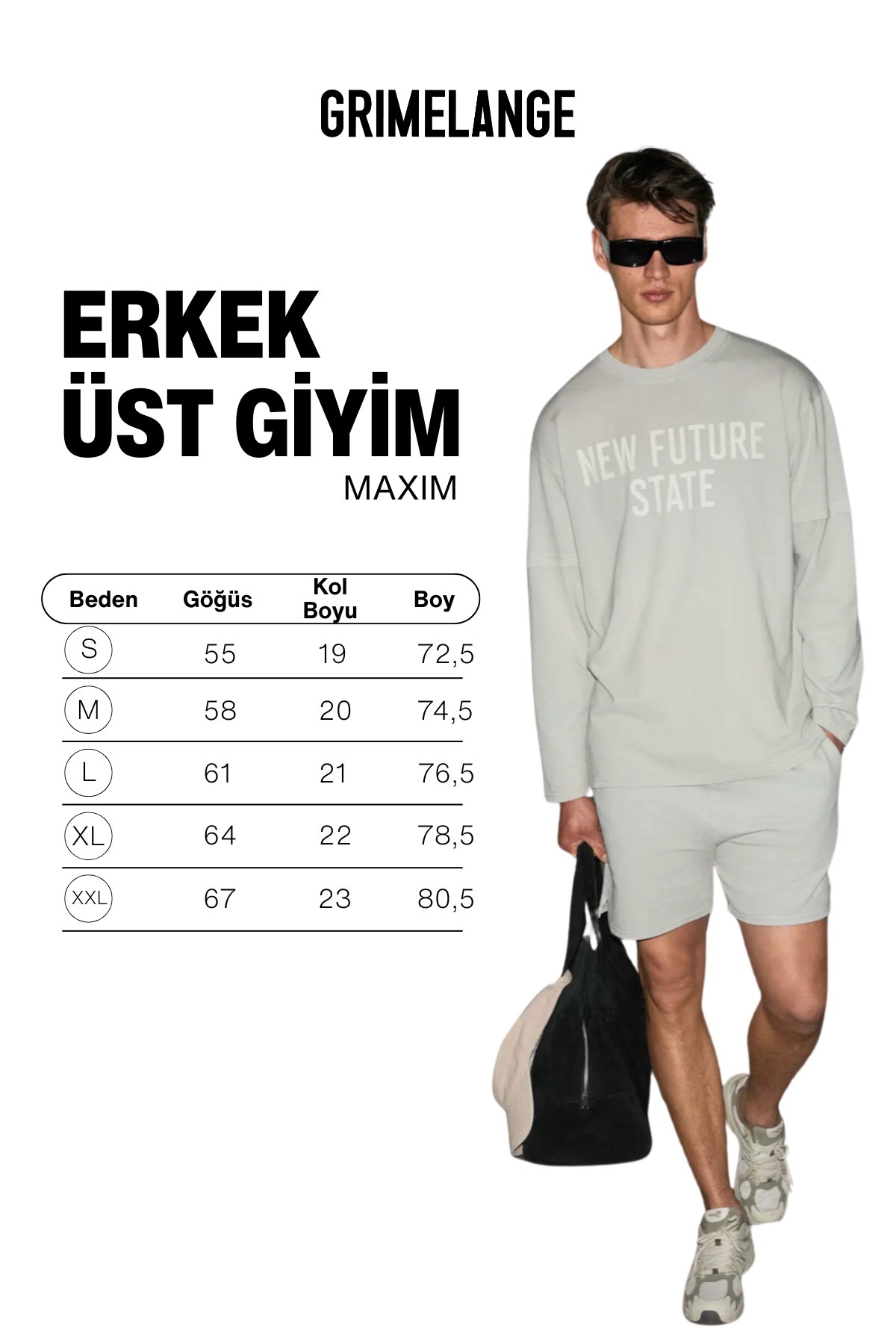 GRIMELANGE MAXIM Erkek %100 Organik Pamuklu Yıkamalı Baskı Detaylı Taş Rengi Şort görsel 5
