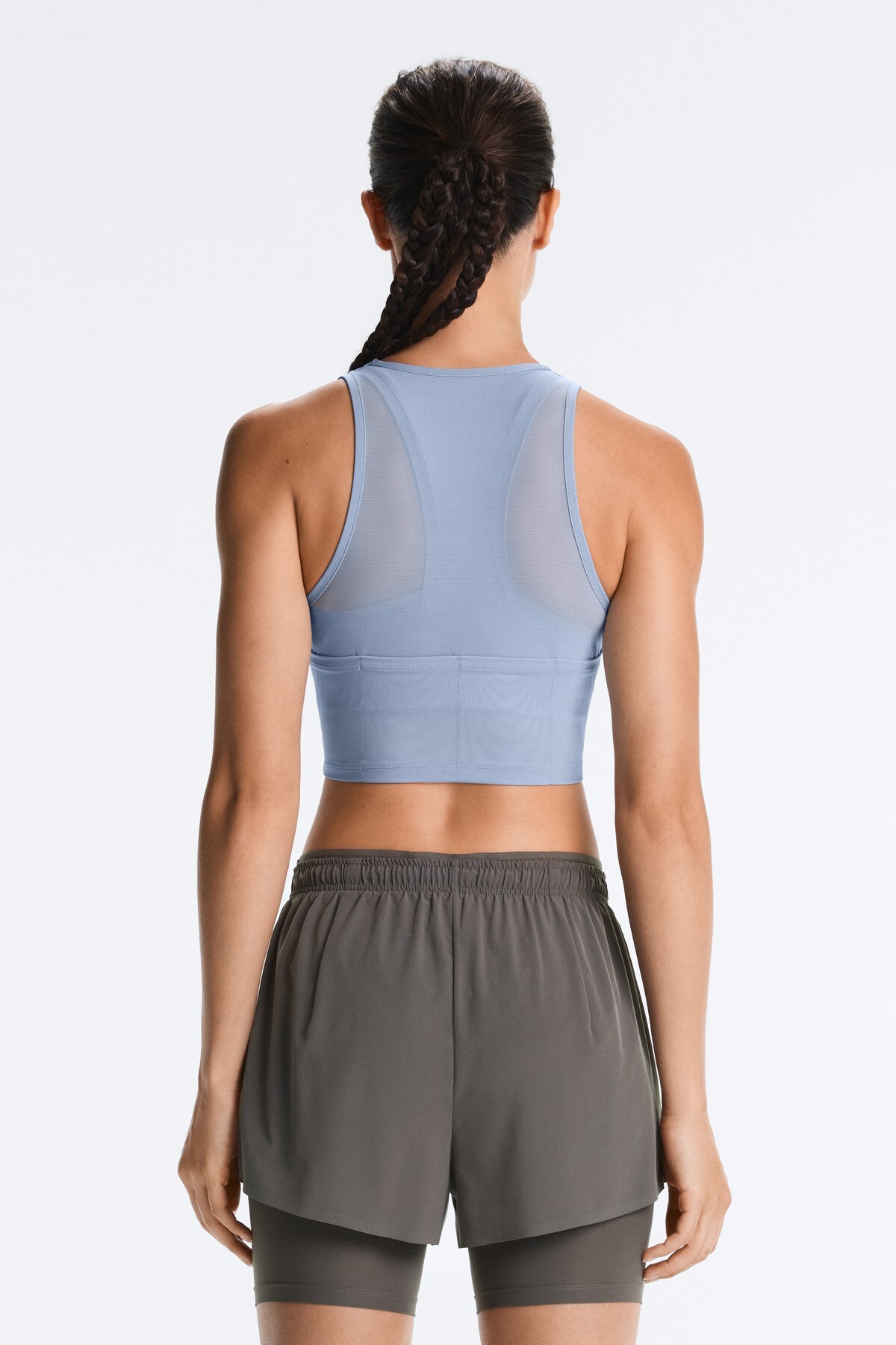 Compressive sheer tank top