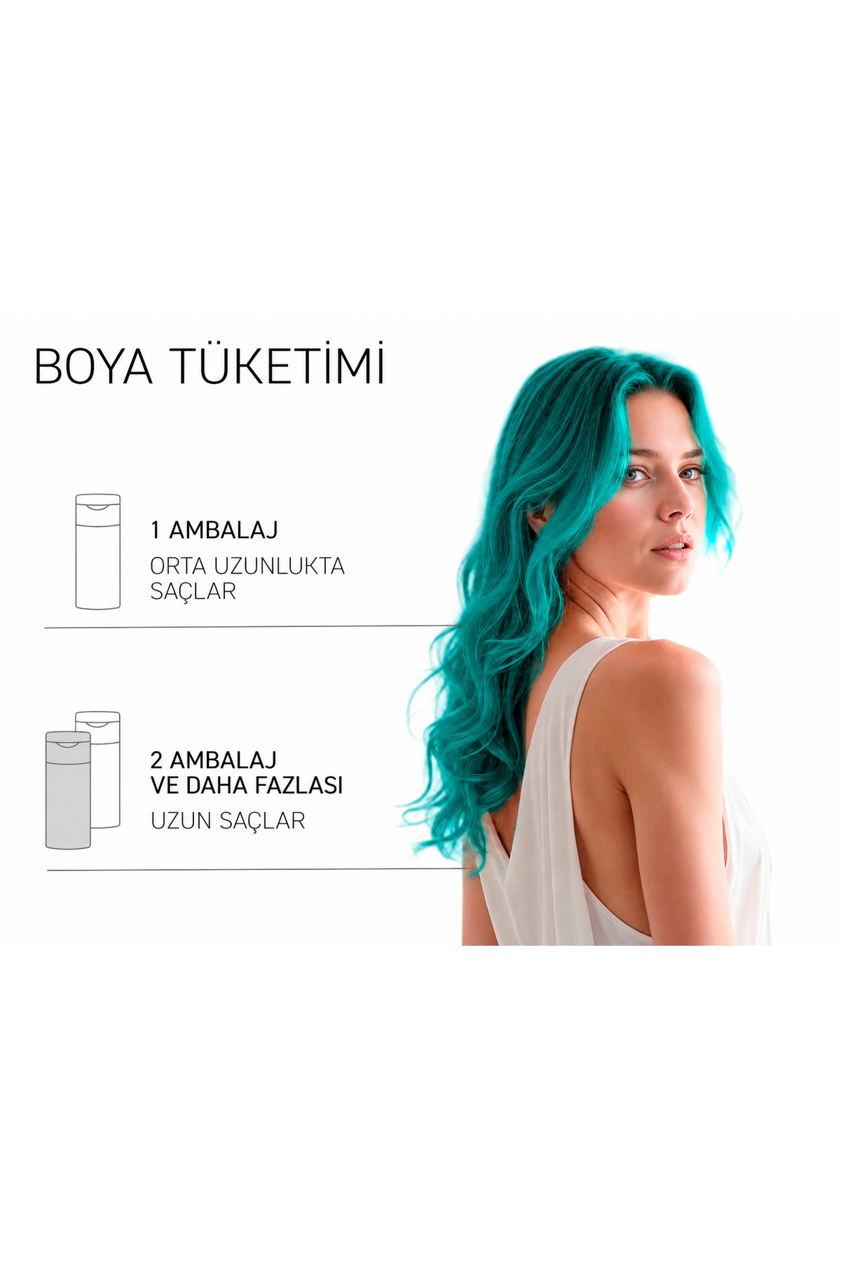 Yarı kalıcı renk veren saç balsamı (5.13 okyanus mavi) — خاکستری — تصویر 4 از 6