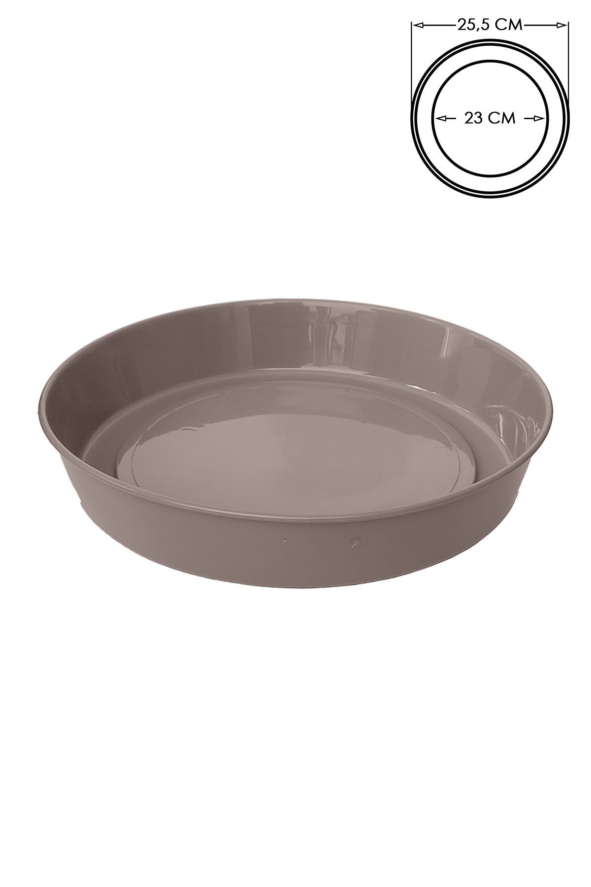 Pot Plate 25.5cm Classic Plate No10 Plate Coffee Serinova Shiny Plastic Coaster