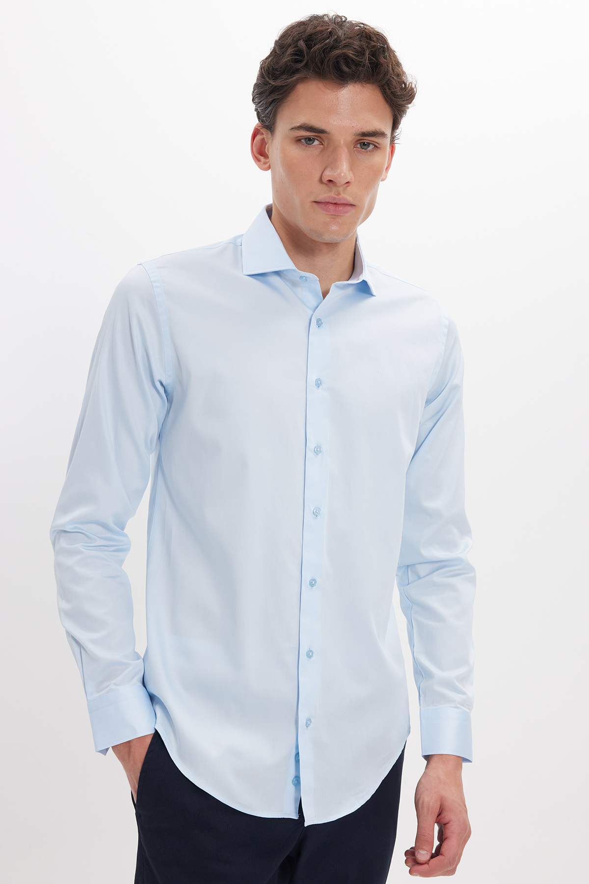 پیراهن  آبی DR220025-SBL