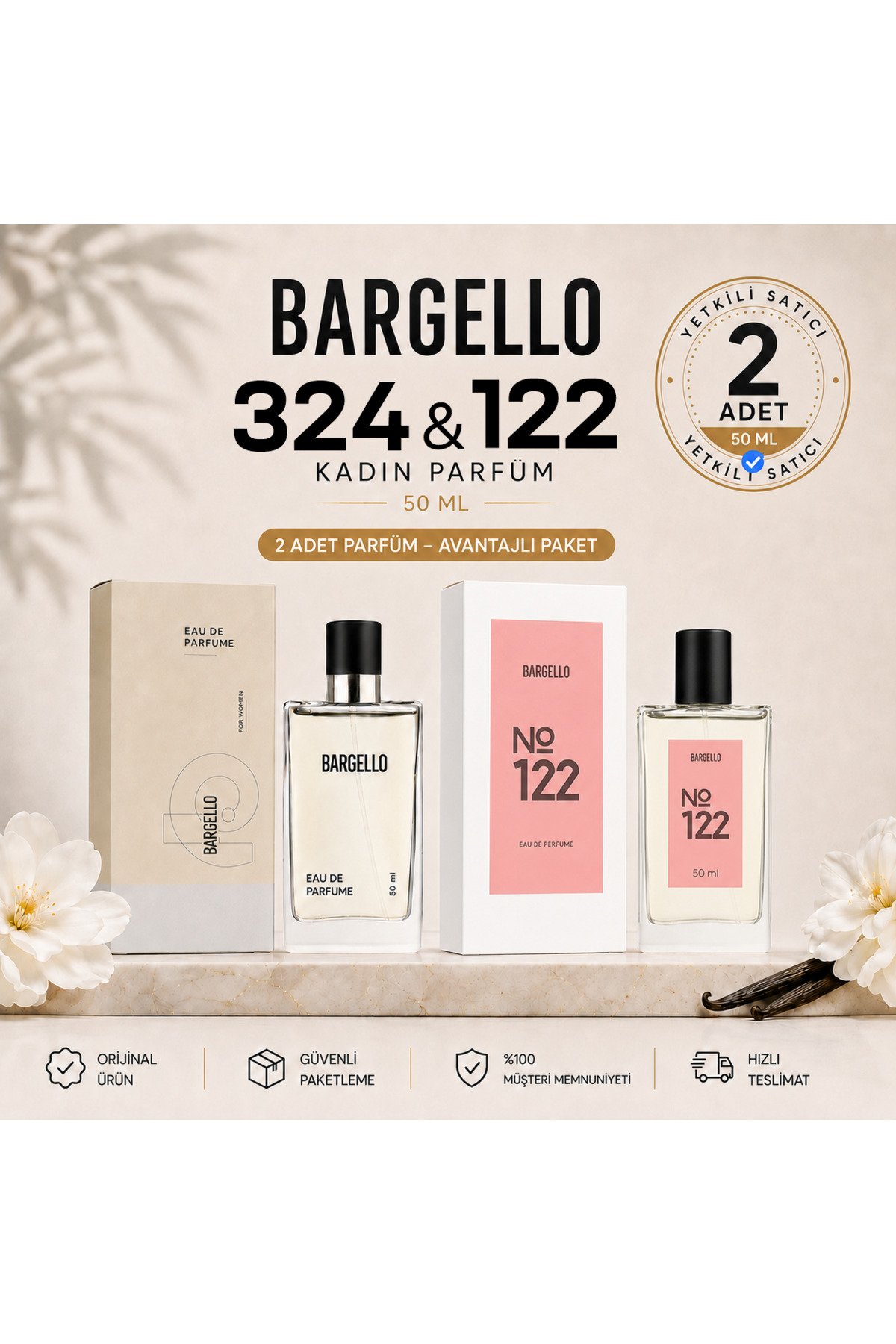 Bargello Kadın Parfüm Seti 122 Oriental + 324 Oriental 50 Ml Edp — 122324