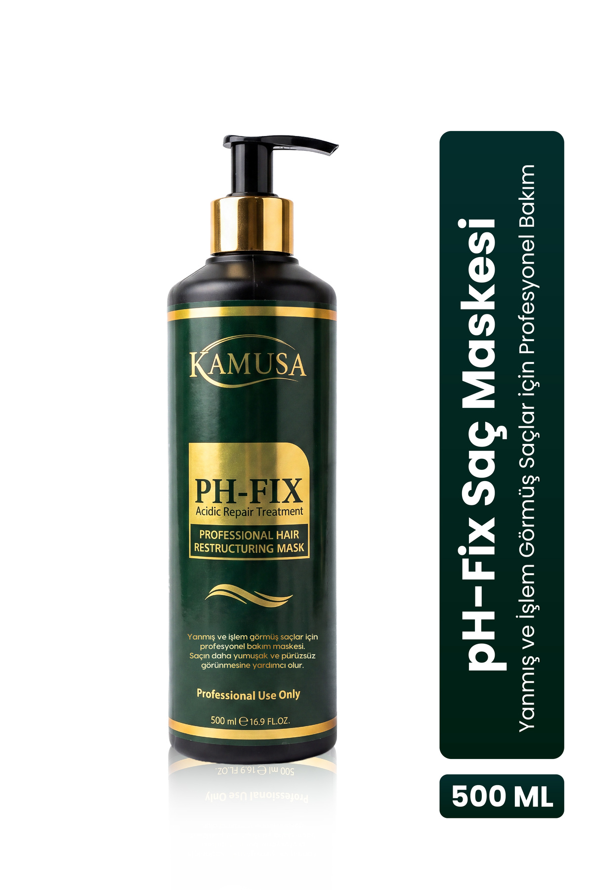 KAMUSA pH-Fix Saç Maskesi – Yanmış ve İşlem Görmüş Saçlar İçin Profesyonel Bakım — KAMUSA2026