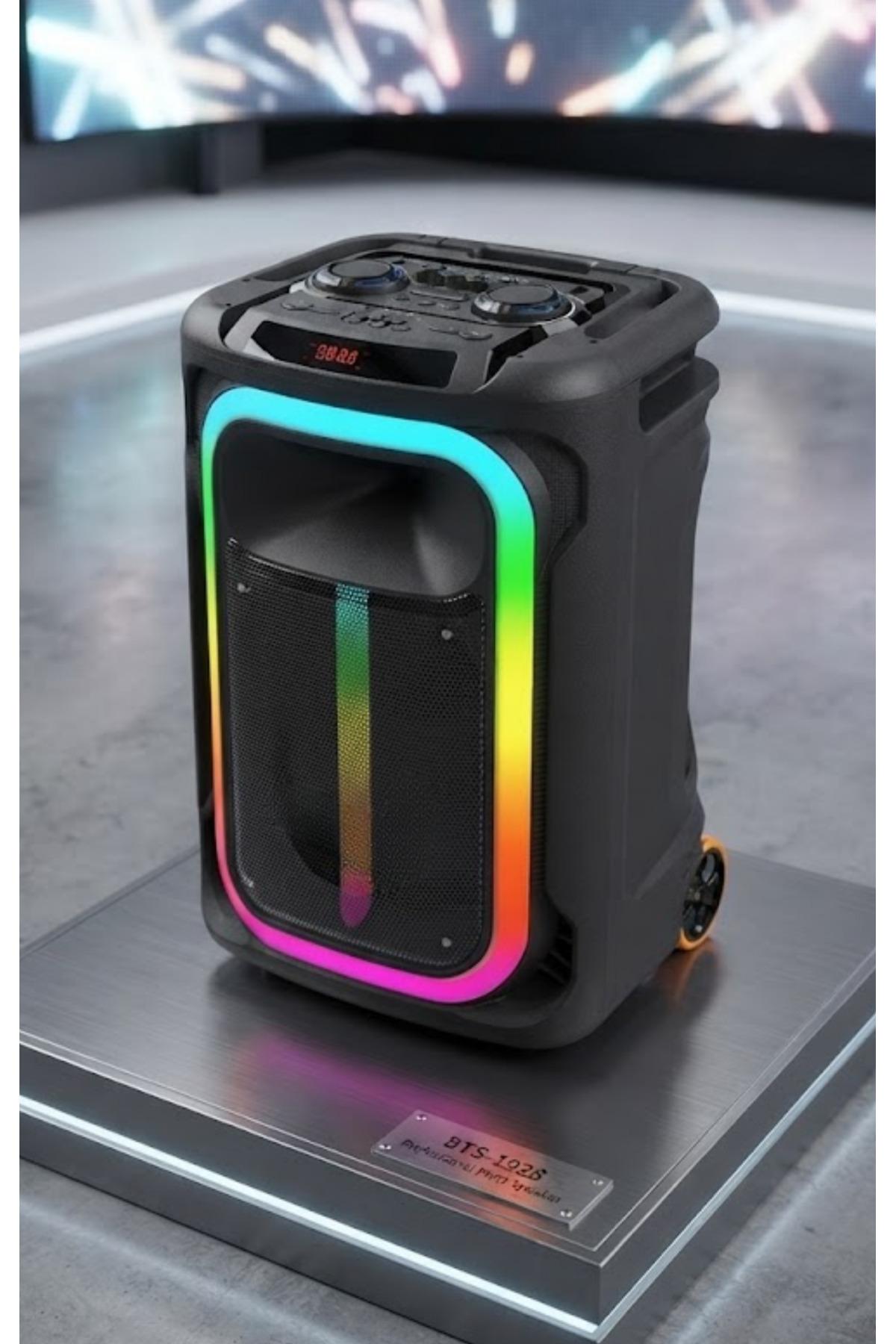 Torima Bts-1928 Taşınabilir Rgb Ledli Bluetooth Hoparlör Usb-tf