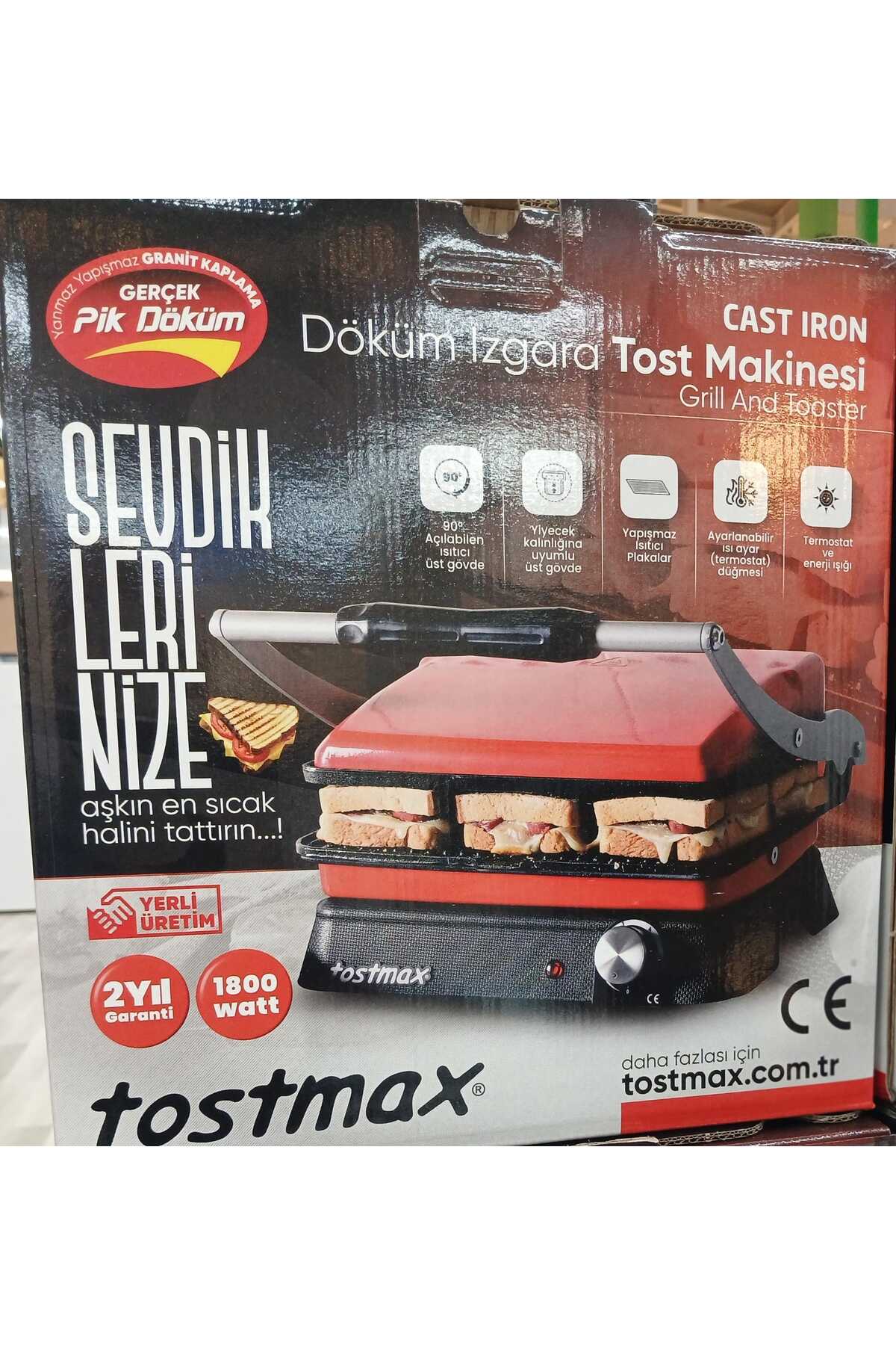 tostmax TOST MAKİNASİ DÖKÜM IZARALI
