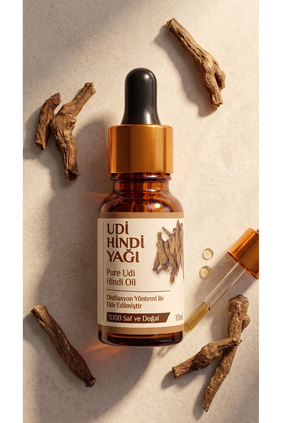 10 ml Udi Hindi Yağı / Udim Kostus Yağı / %100 Saf Ve Doğal — A1-UdiHindi-yag-10 — تصویر 6 از 8