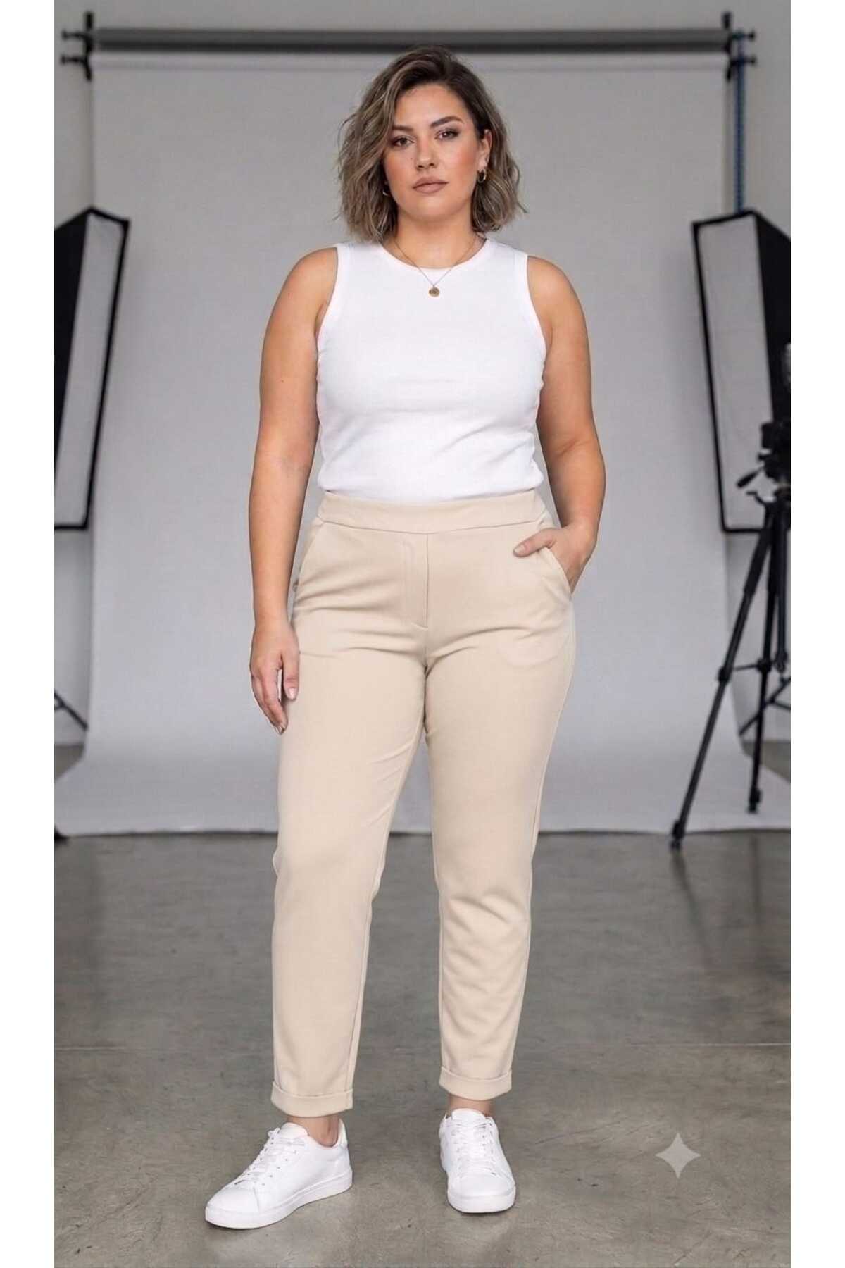 BKMODA276 DUBLE Paça Pantolon