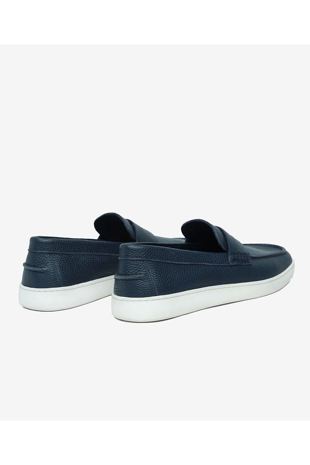 Greyder Erkek Lacivert Hakiki Deri Loafer Ayakkabı 6Y1UA64757 görsel 4