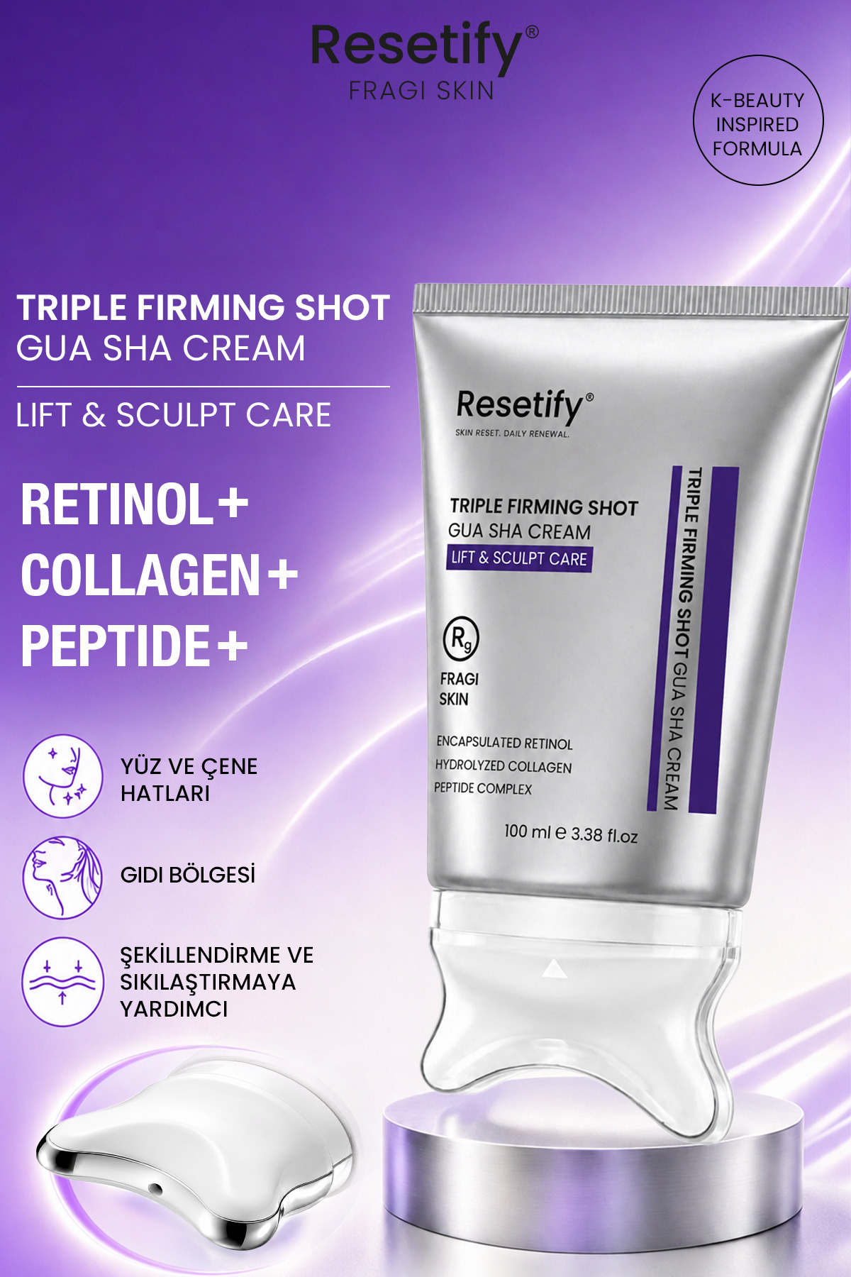 Triple Firming Shot Gua Sha Sıkılaştırıcı Gençleştirici Krem 100 ML — بی‌رنگ FP.33.01.011.004