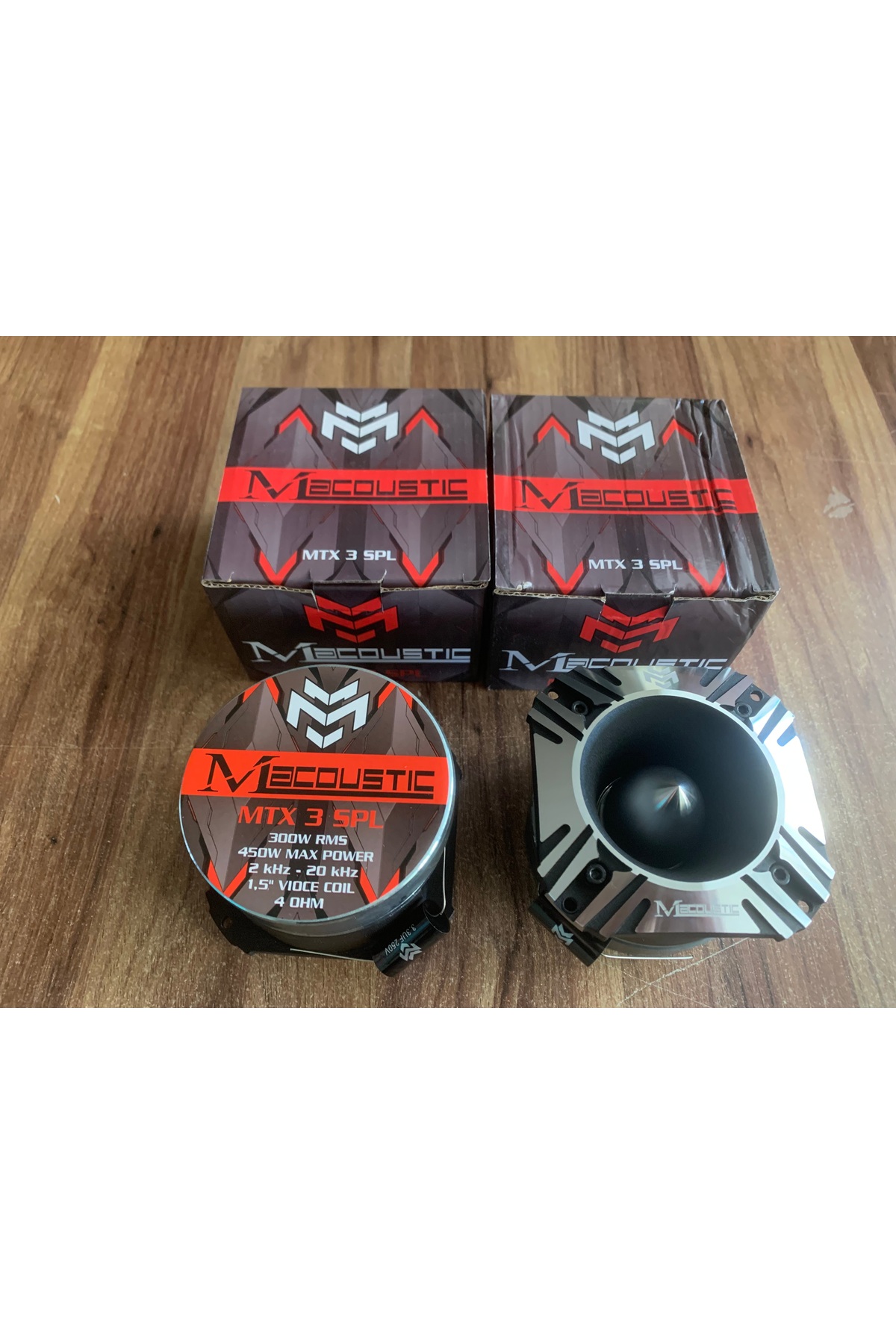 mt☆3弾 MACOUSTİC Deniz Sound Garage 11 cm Tweeter MTX 3 SPL 450 Watt 300