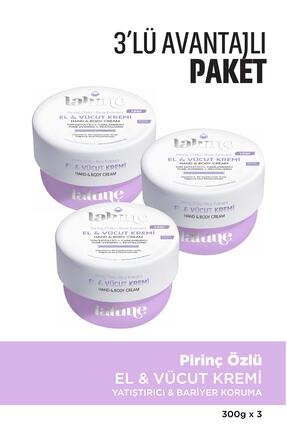 Lalune Ton Eşitleyici ve Canlandırıcı El & Vücut Kremi 3x300gr