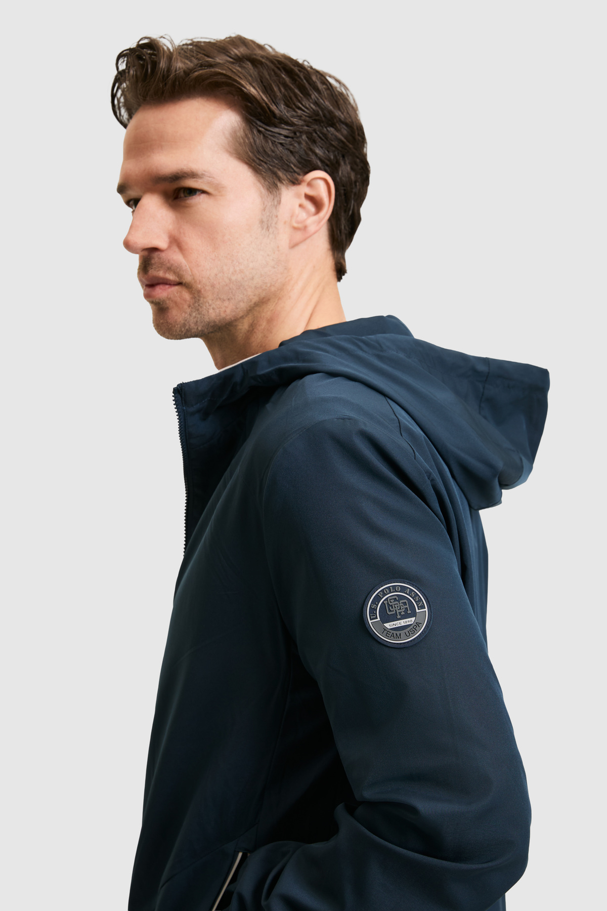 U.S. Polo Assn. Erkek Açık Gri Mont 50318834-VR001 görsel 4