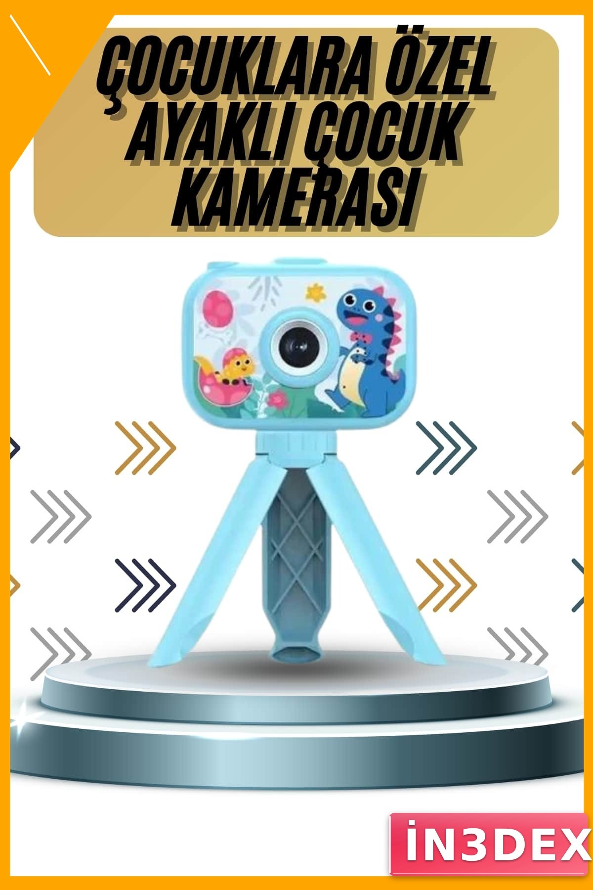 Mini 1080P HD Çocuk Kamerası Tripodlu Ayaklı Dijital Fotoğraf Makinesi
