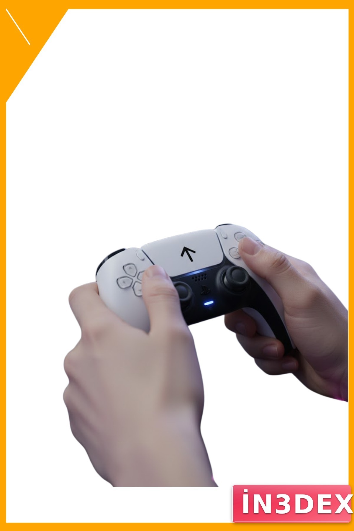 Kablosuz PS5 Oyun Kumandası Hızlı Tepki Ergonomik Tutuş