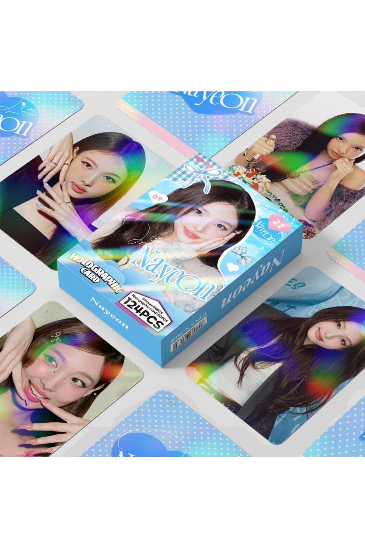 Kpop Dünyasi TWICE '' Nayeon '' Çift Yön Baskılı Hologramlı Lomo