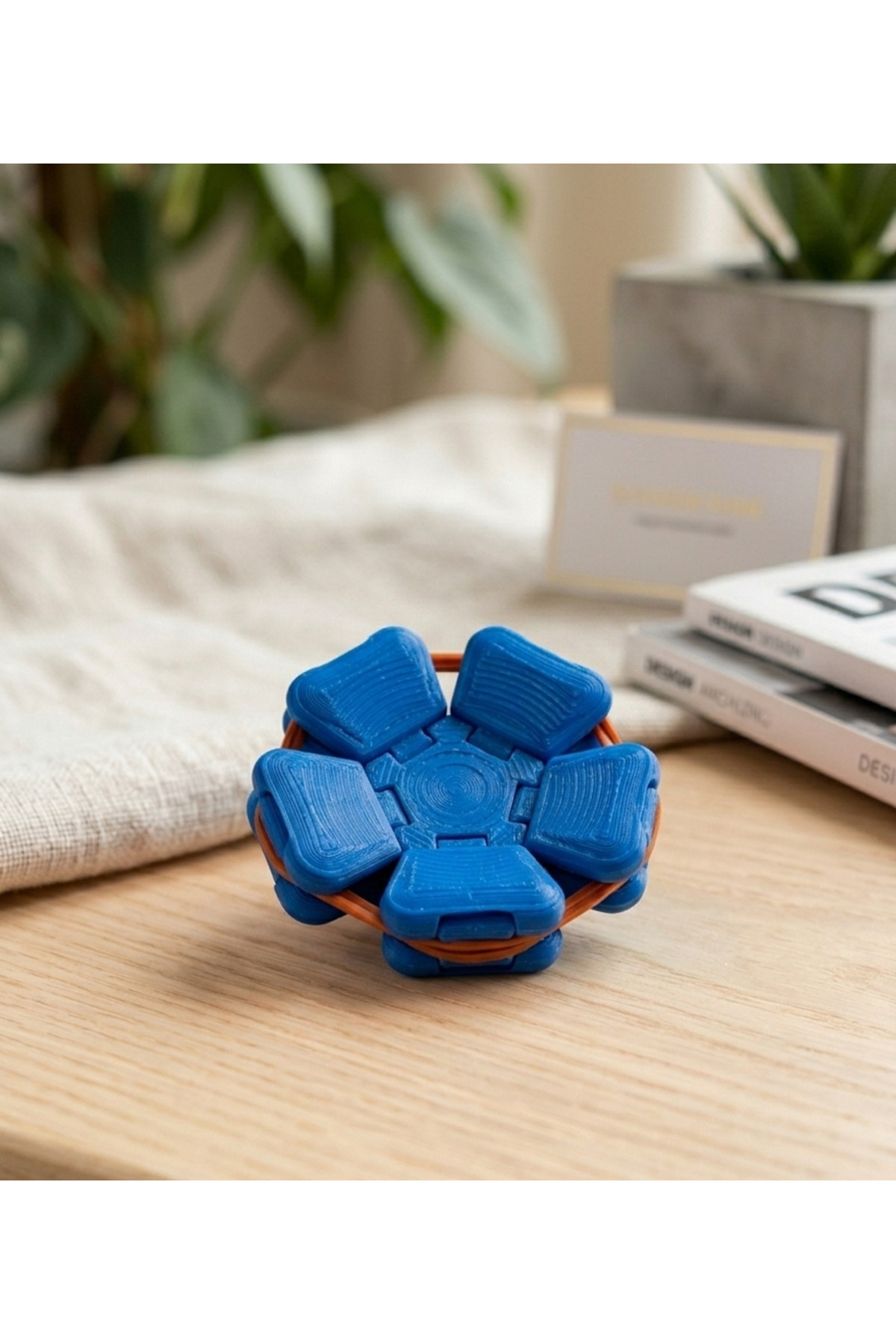 Filkorium3D Mekanik Lastikli Stres Oyuncağı / Topu ve Clicker | 3D