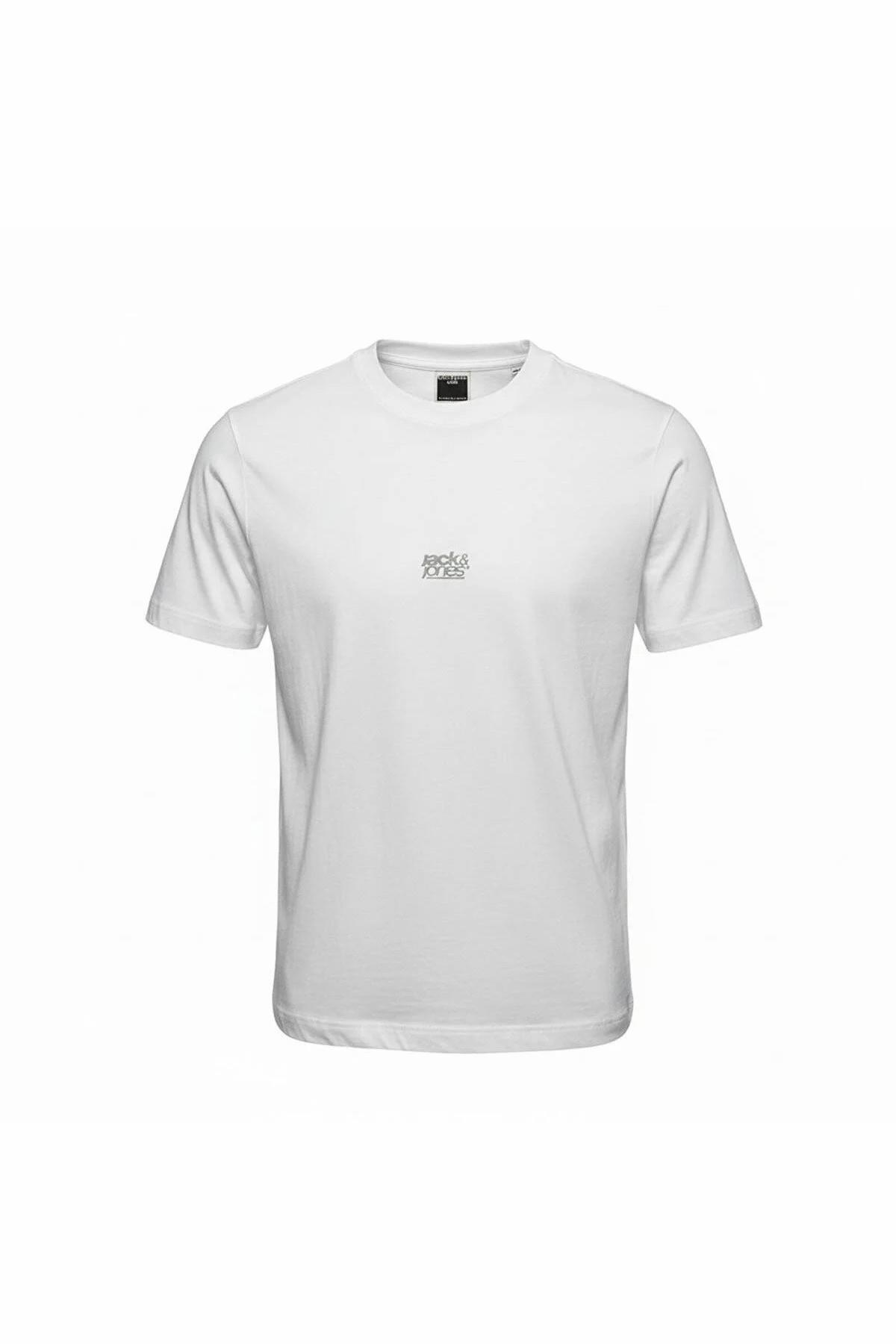 تی‌شرت مردانه Core، طرح‌دار، آستین کوتاه، یقه گرد جک اند جونز تی شرت Jack & Jones