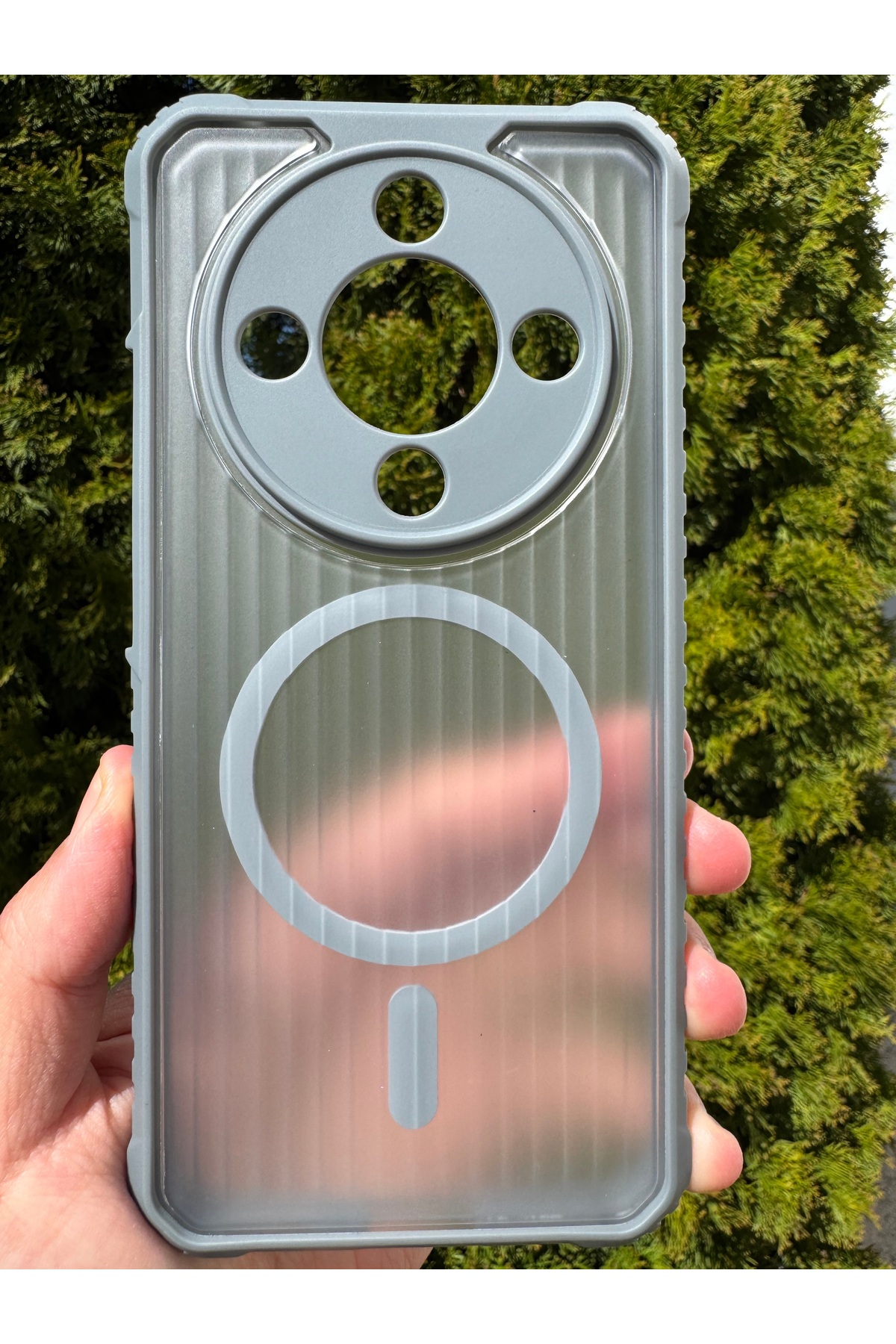 Honor Magic 8 Lite Uyumlu Magsafe Kılıf Kamera Korumalı Antishock Darbelere Dayanklı Tank Arka Kapak