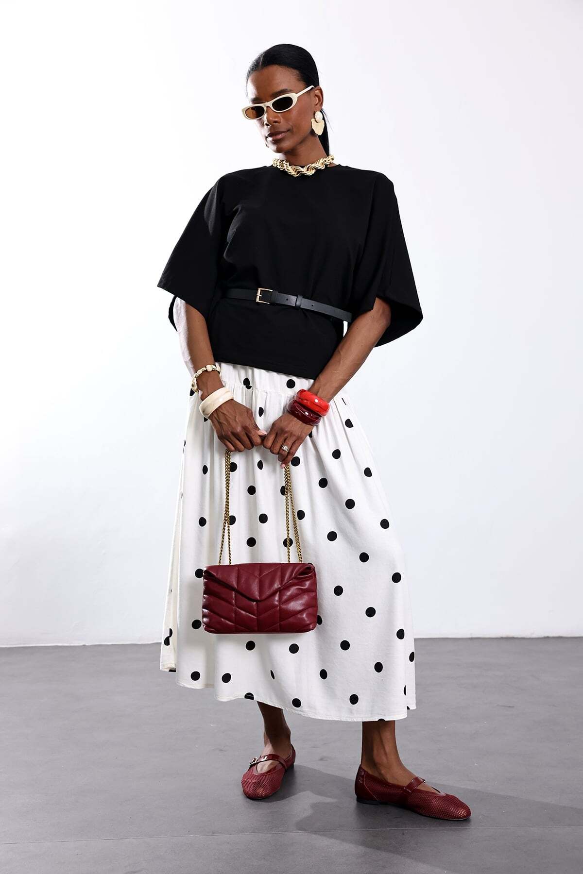 AMERI♥UND OVER SLIT RUFFLE SKIRT Skirts 👗 40-80% off! | Chic and Stylish - 2026
