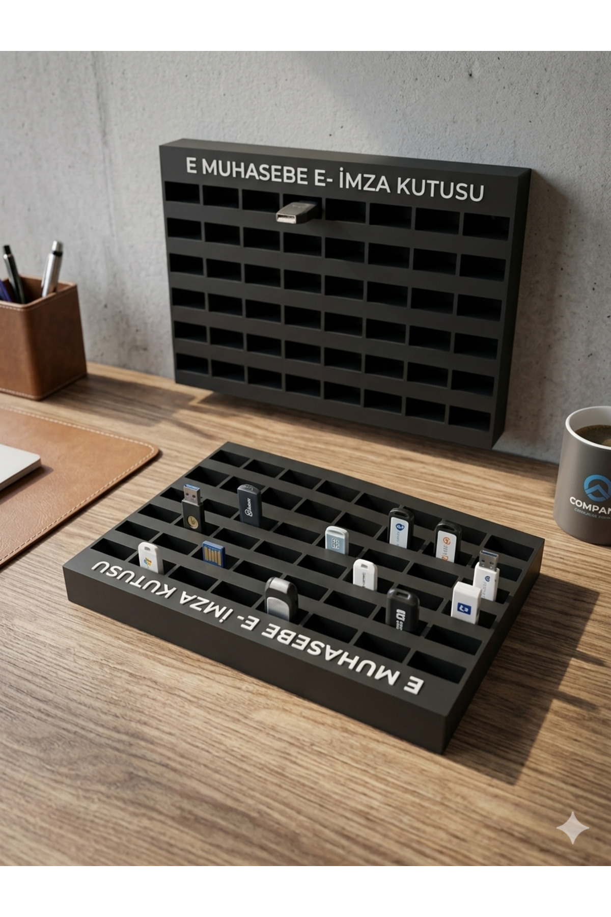 LayerCraft3D Mali Mühür & E-İmza Düzenleyici Organizer Kutu (48'li
