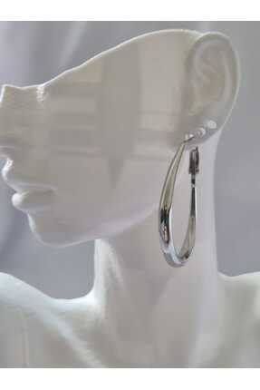 MY ESTA JEWELRY MİNİMALİST DAMLA GÜMÜŞ RENK HALKA KÜPE