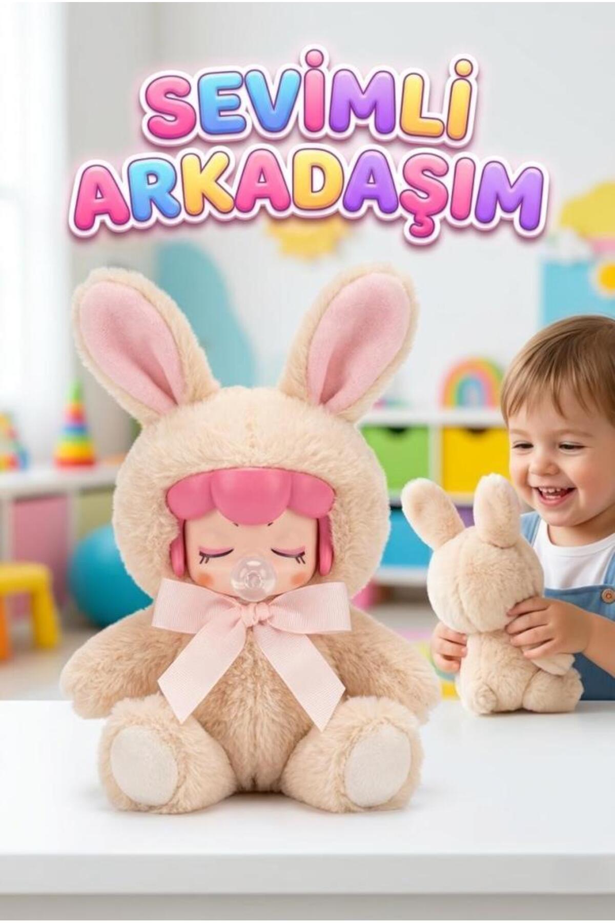 Tıfıl Toys Nansi Peluş Figür Bebek - Çocuklar İçin Tavşan Kostümlü