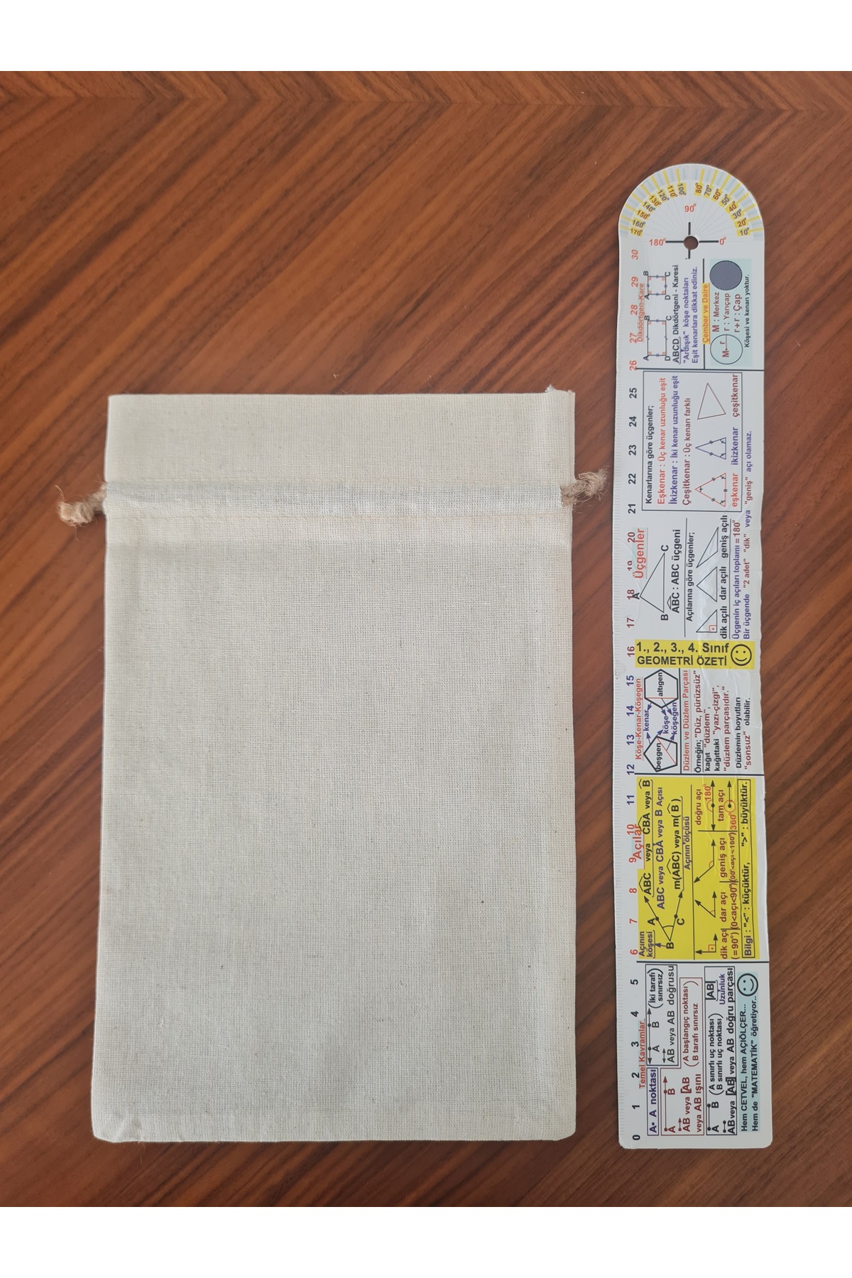 Büyük Boy Ham Tok Keten Kese - Valiz Ve Ayakkabı Düzenleyici Düzenleme Kesesi 5'li Paket