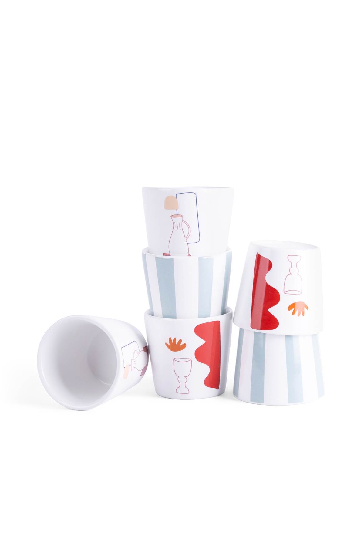 Blends Sketch Coffee Cups Set from Soulful