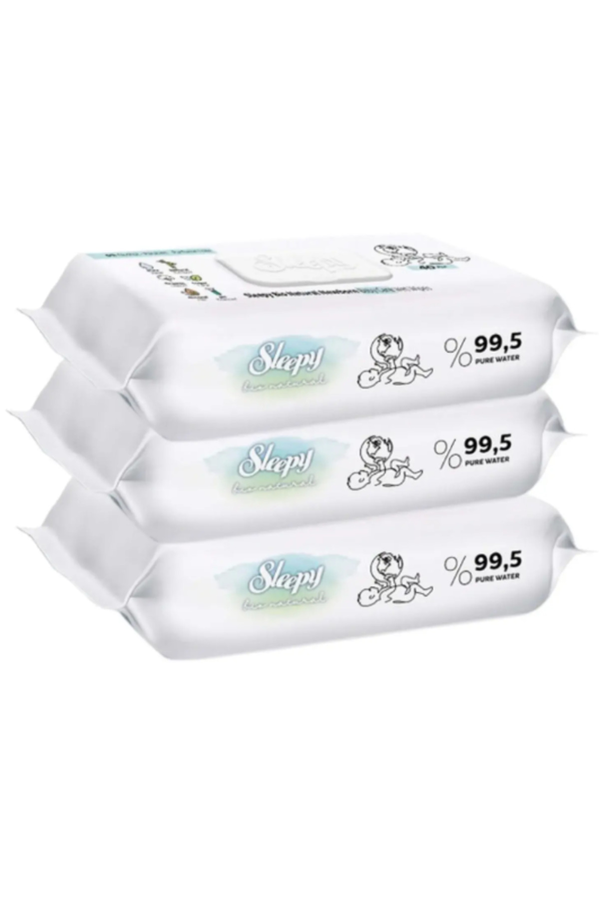 Sleepy Islak Havlu Mendil Bio Natural 40 Yaprak Yeni Doğan (3 Lü Pk) Plastik Kapaklı 120 Yaprak - Fiyatı, Yorumları