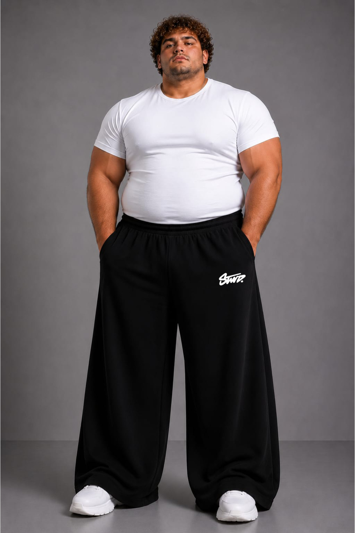 ZAVIXO ERKRK Wide Leg %100 Pamuk Pantolon Rahat Günlük Stil