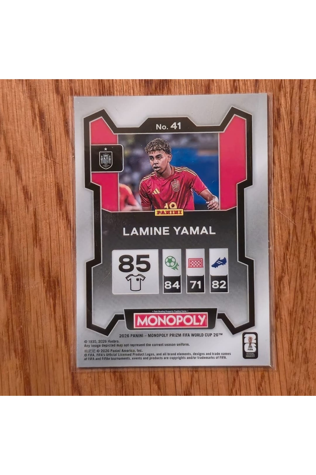 Panini Prizm Monopoly Lamine Yamal No.41 Oyun Kartı - Fiyatı