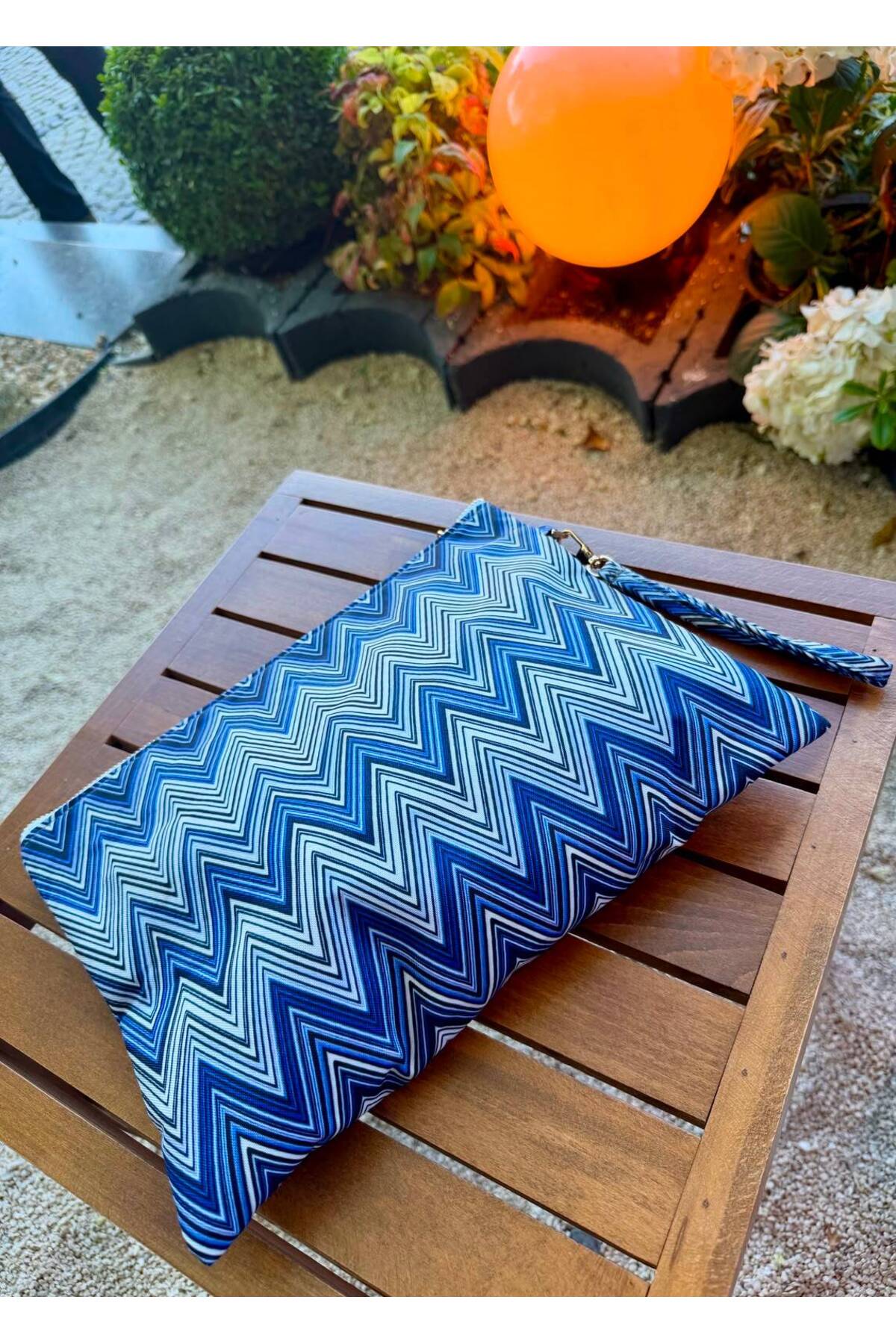 Noa Collection Zigzag Clutch Çanta görsel 2