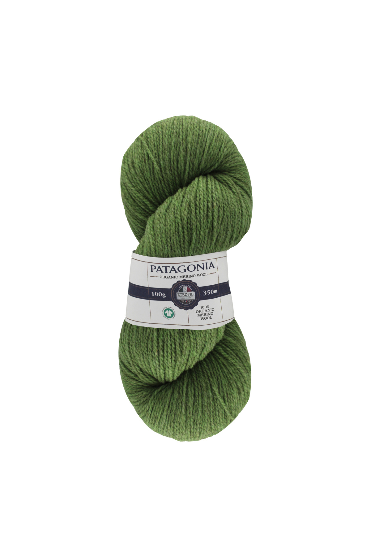 Patagonia Knitting Yarn Light Green 100% Organic Merino Wool 100g 350m (74278)