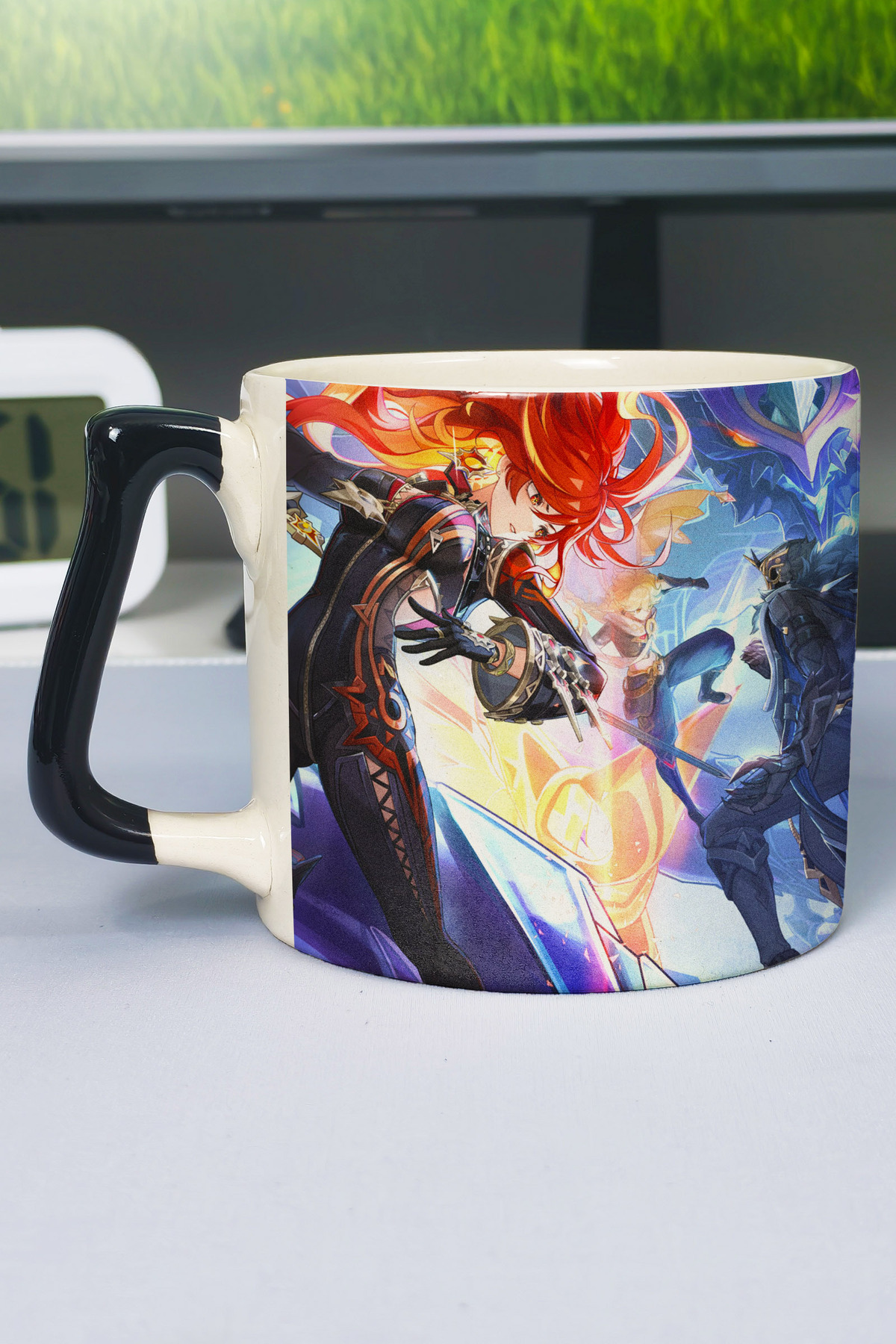ZipZap Capitano Genshin Impact Printed Ceramic Luxury Mug (1 Piece