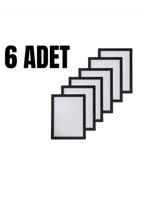VKFCENTER 6 ADET A4 21X30 FOTOĞRAF ÇERÇEVESİ DİPLOMA SERTİFİKA ÇERÇEVESİ