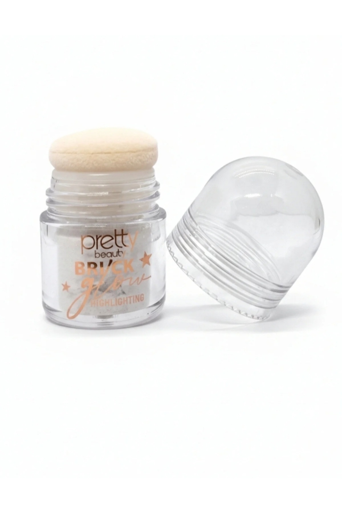 Pretty Hıghlıghtıng • Brıck Glow • Sünger Uçlu Aydınlatıcı • Pretty Aydınlatıcı — sünger uçlu aydınlatıcı — تصویر 4 از 4