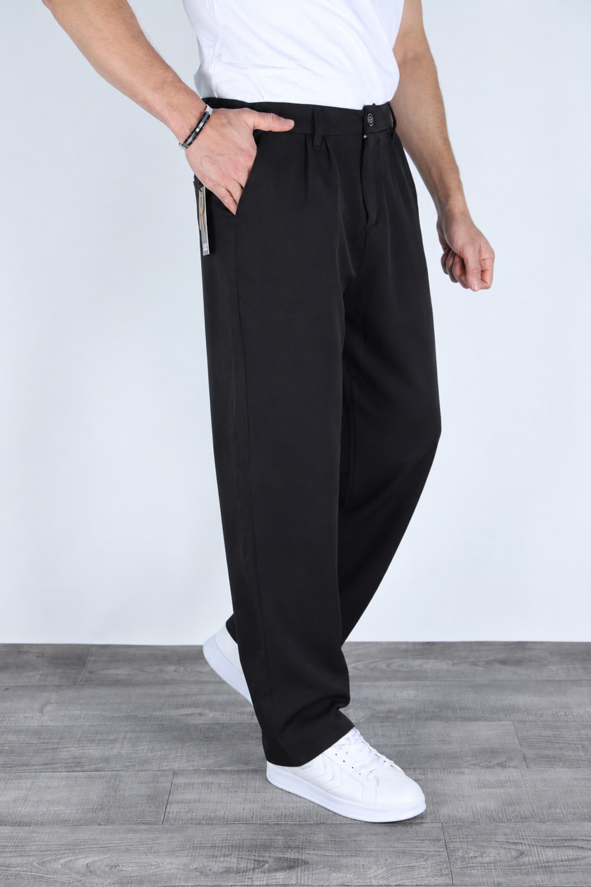 wamoss 2026 Pileli Rahat Vintage Classic Bol Paça Baggy Pantolon Pl11