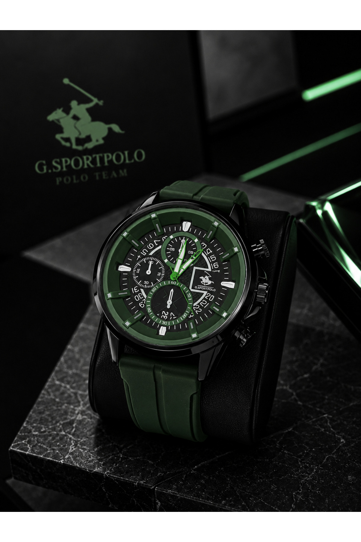 Premium Men's Watch with Silicone Strap (Fits Every Wristband)