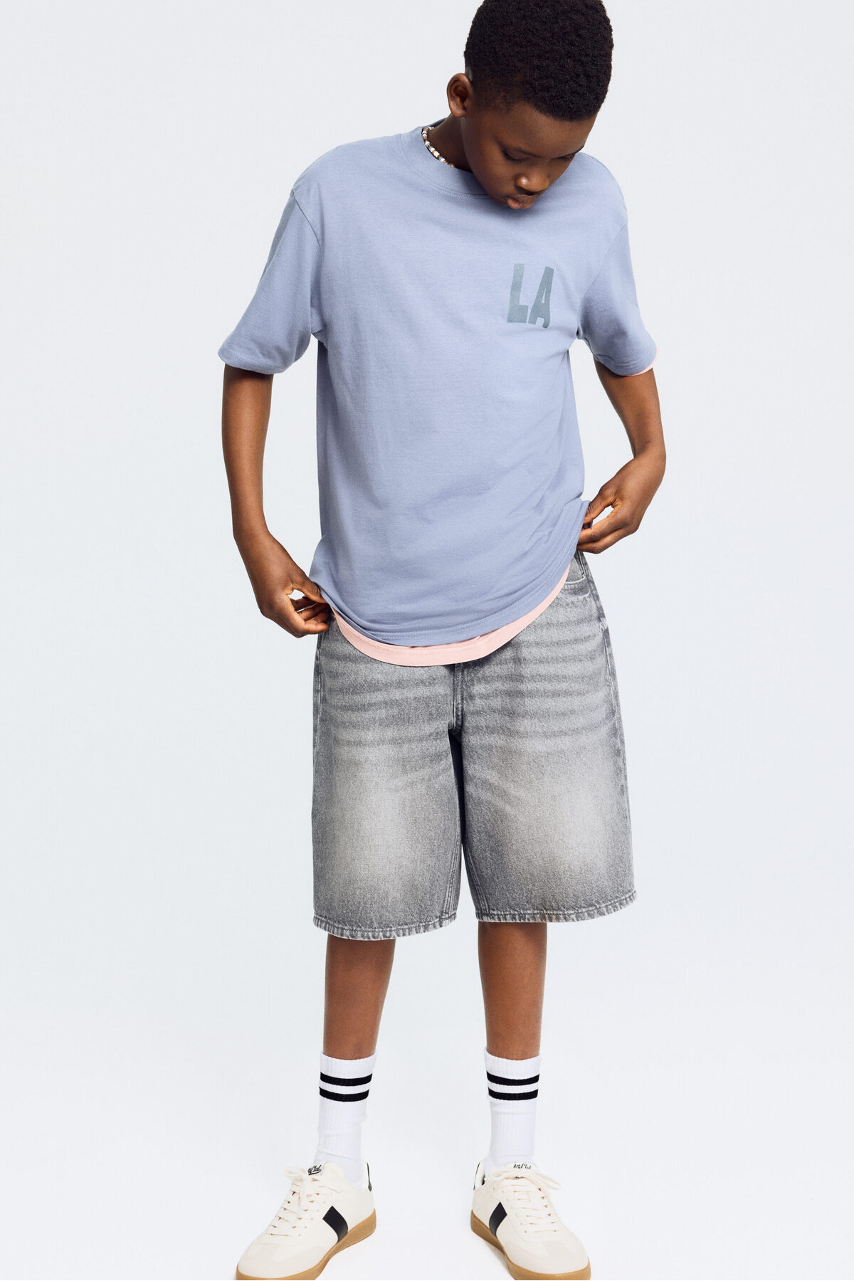 شلوارک جین گشاد و مناسب اچ اند ام شلوارک برمودا H&M