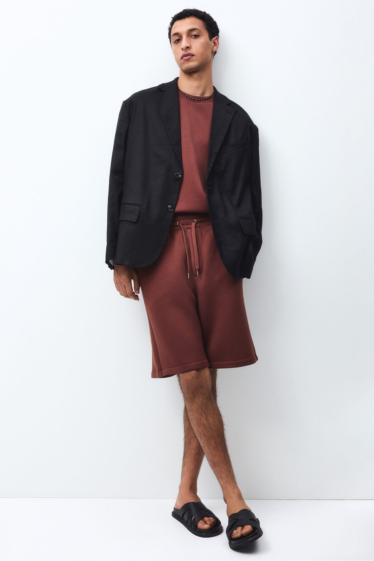 شلوارک غواصی با اندازه مناسب و راحت اچ اند ام شلوارک برمودا H&M