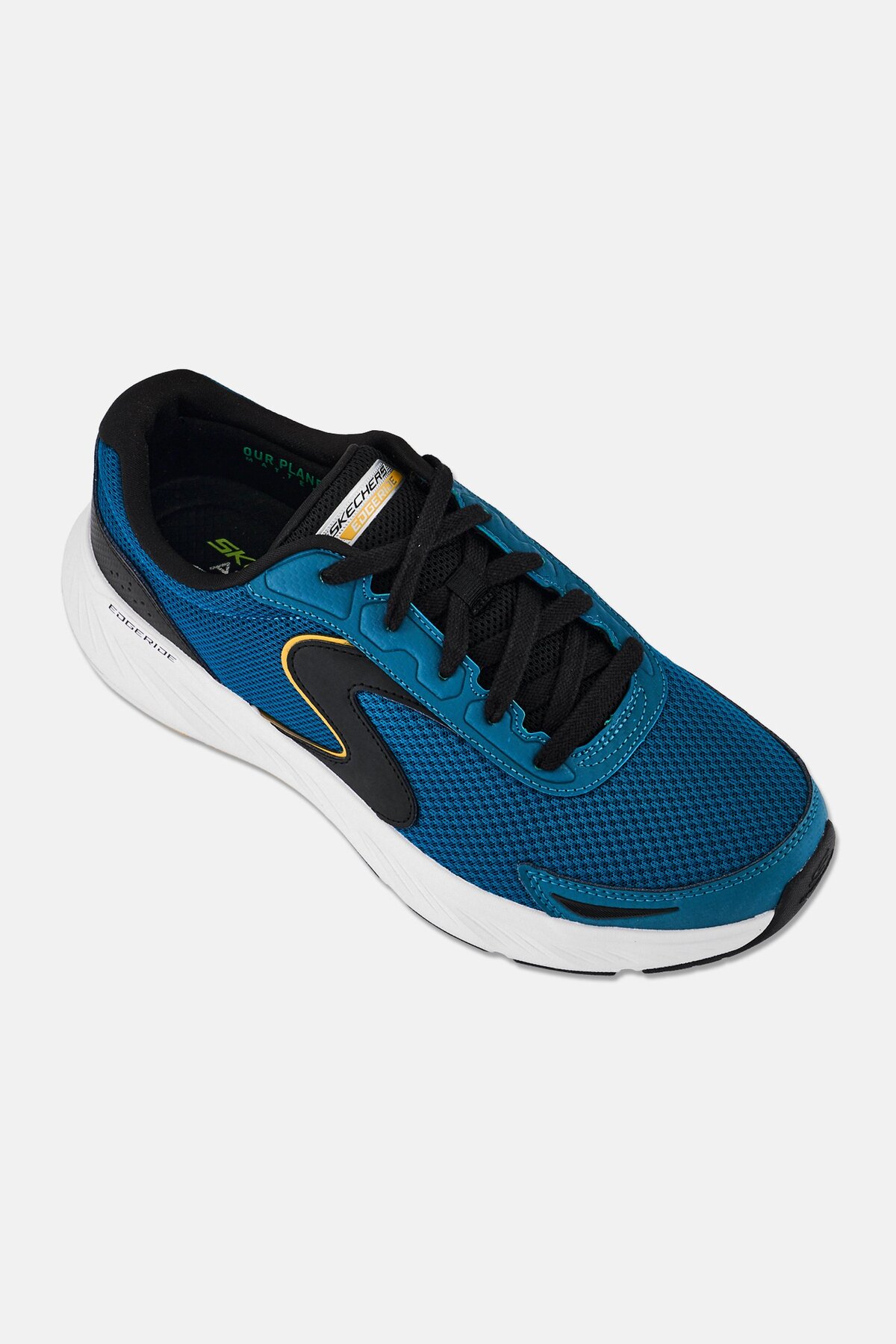 Skechers Men Edgeride Lace Up Sneakers Shoes, Teal Blue