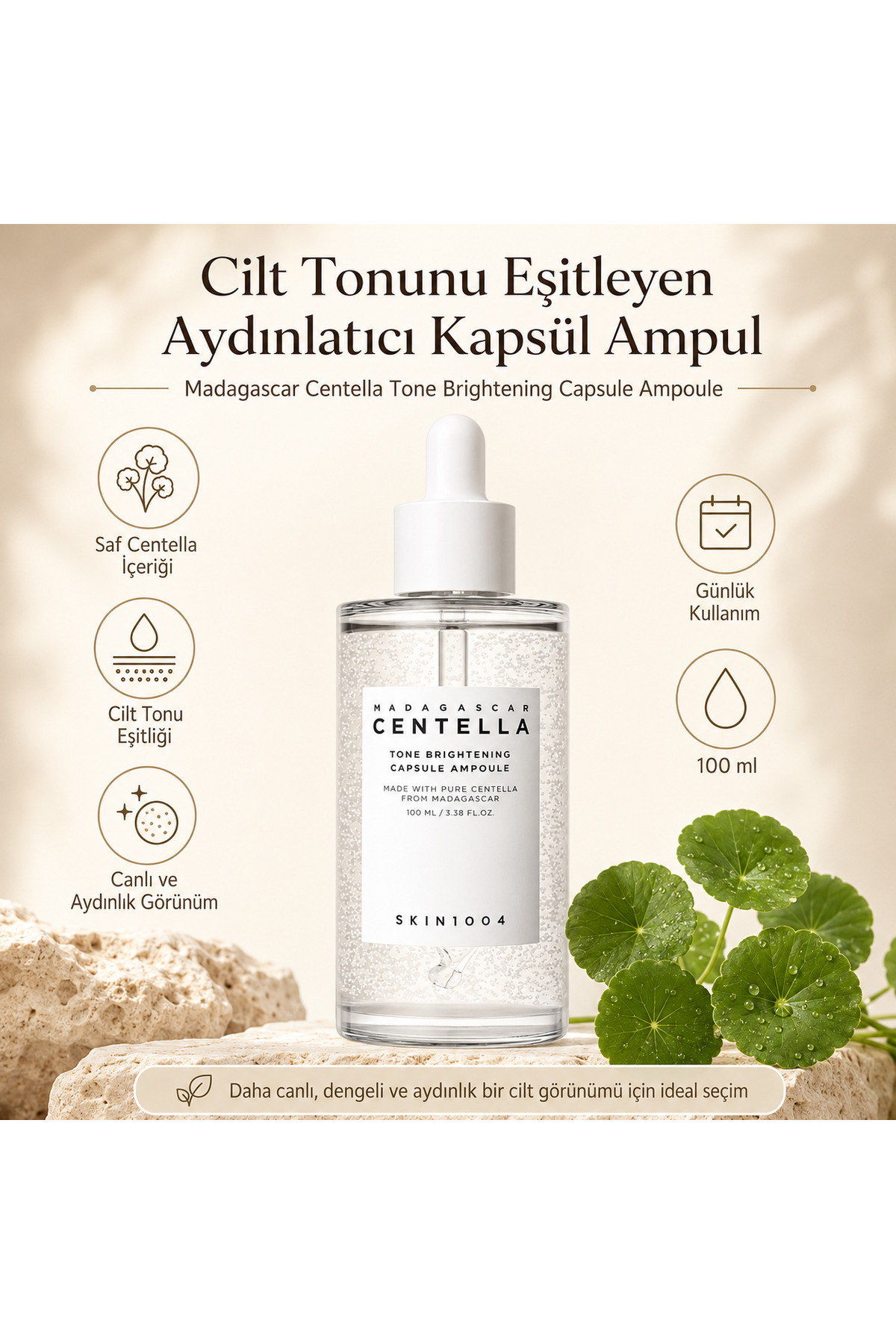 Brightening Tone Up Yatıştırıcı ve Ton Eşitleyici Ampul 100ml — 567