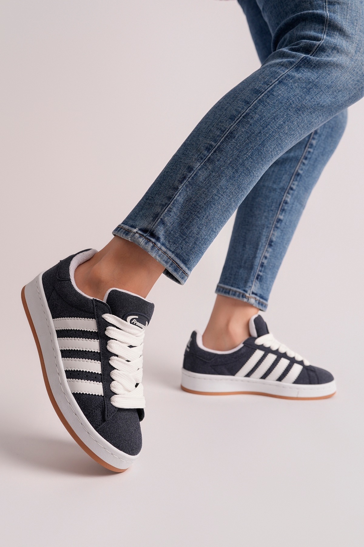 Freemax Dikişli Taban iç Tabanlık Garantili Sneaker Spor Ayakkabı Cmp88 Lacivert görsel 7