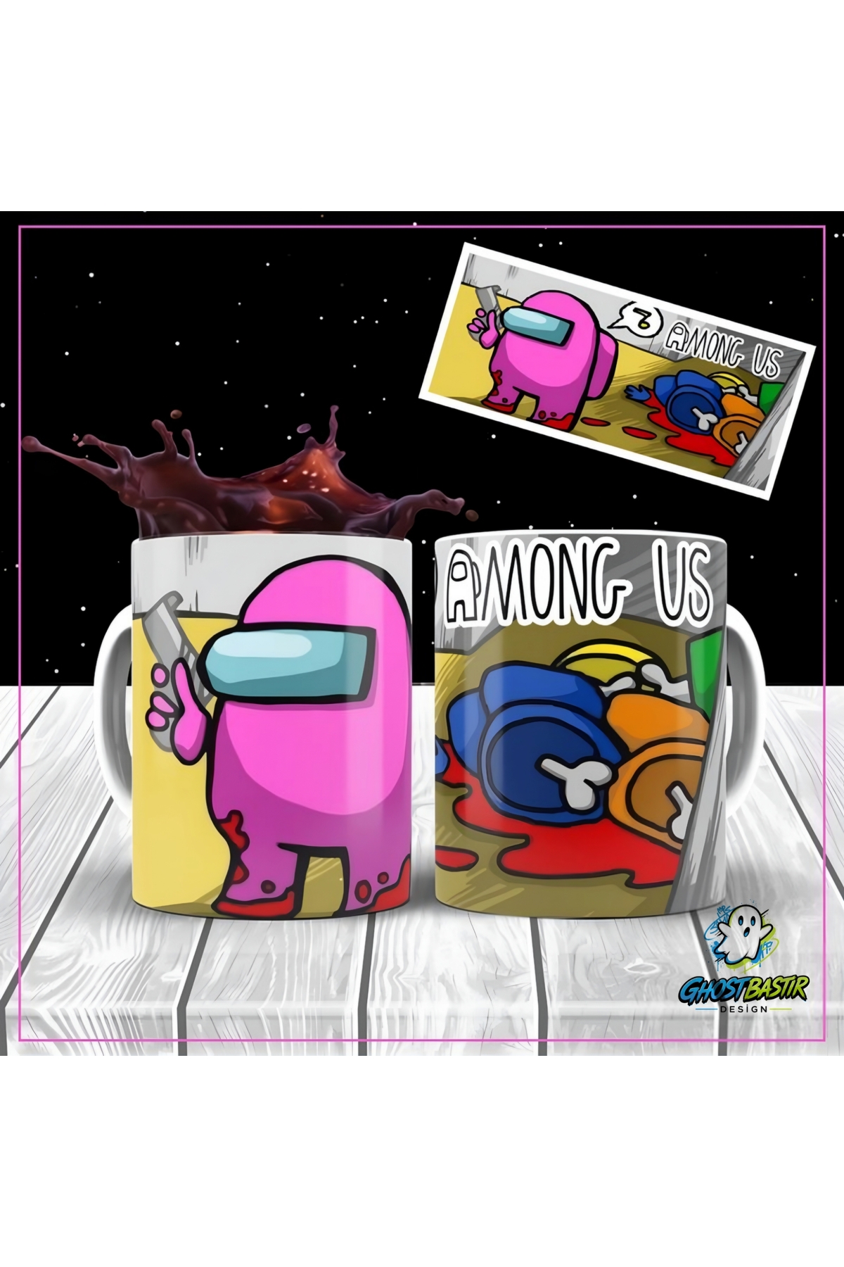 Among Us Kupa Bardak | Tek Adet K0146