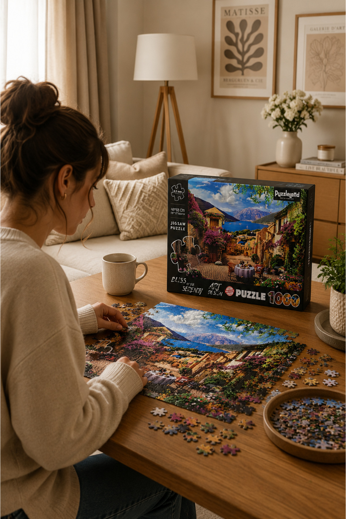 kidssan games Puzzleland Bliss of the Serenity 1000 Parça Puzzle