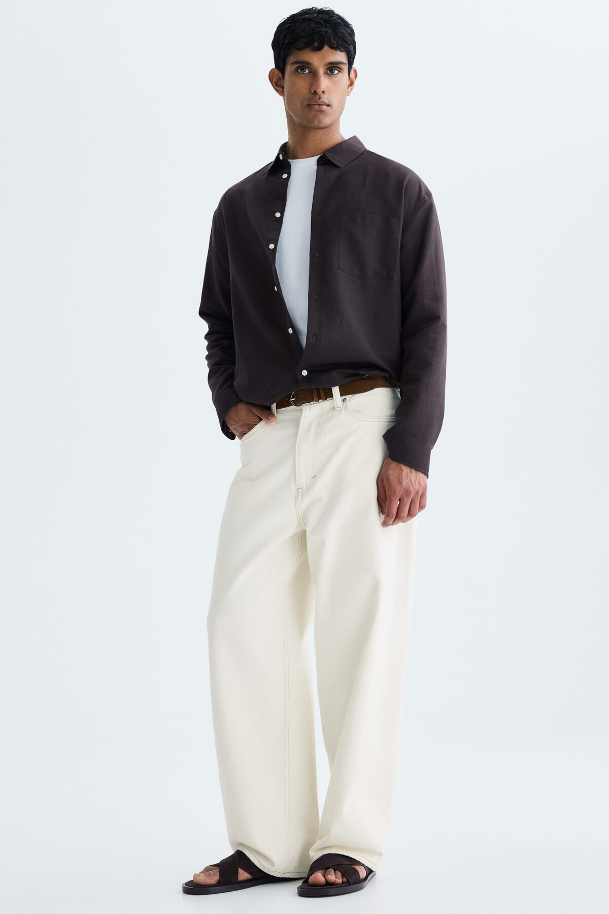 شلوار جین گشاد اچ اند ام شلوار جین H&M