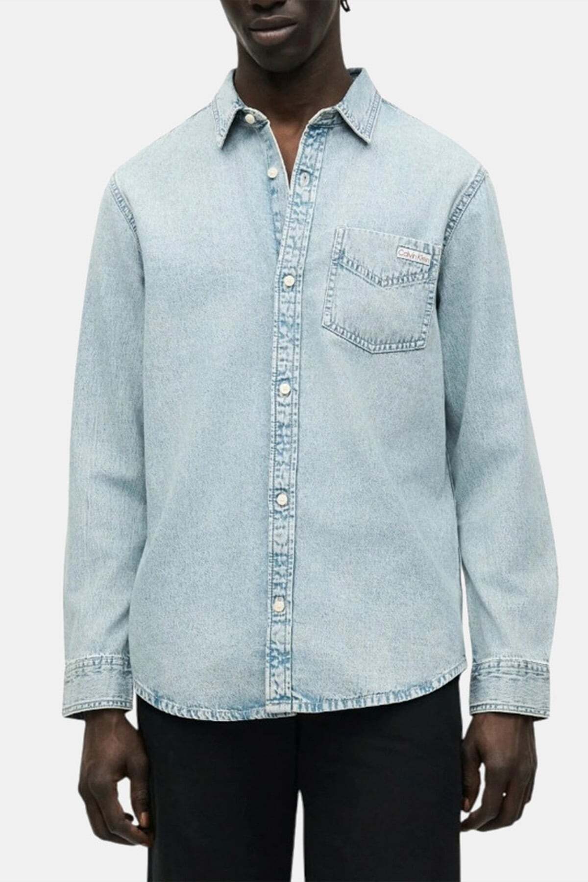 پیراهنمردانهCalvin Kleinآبی