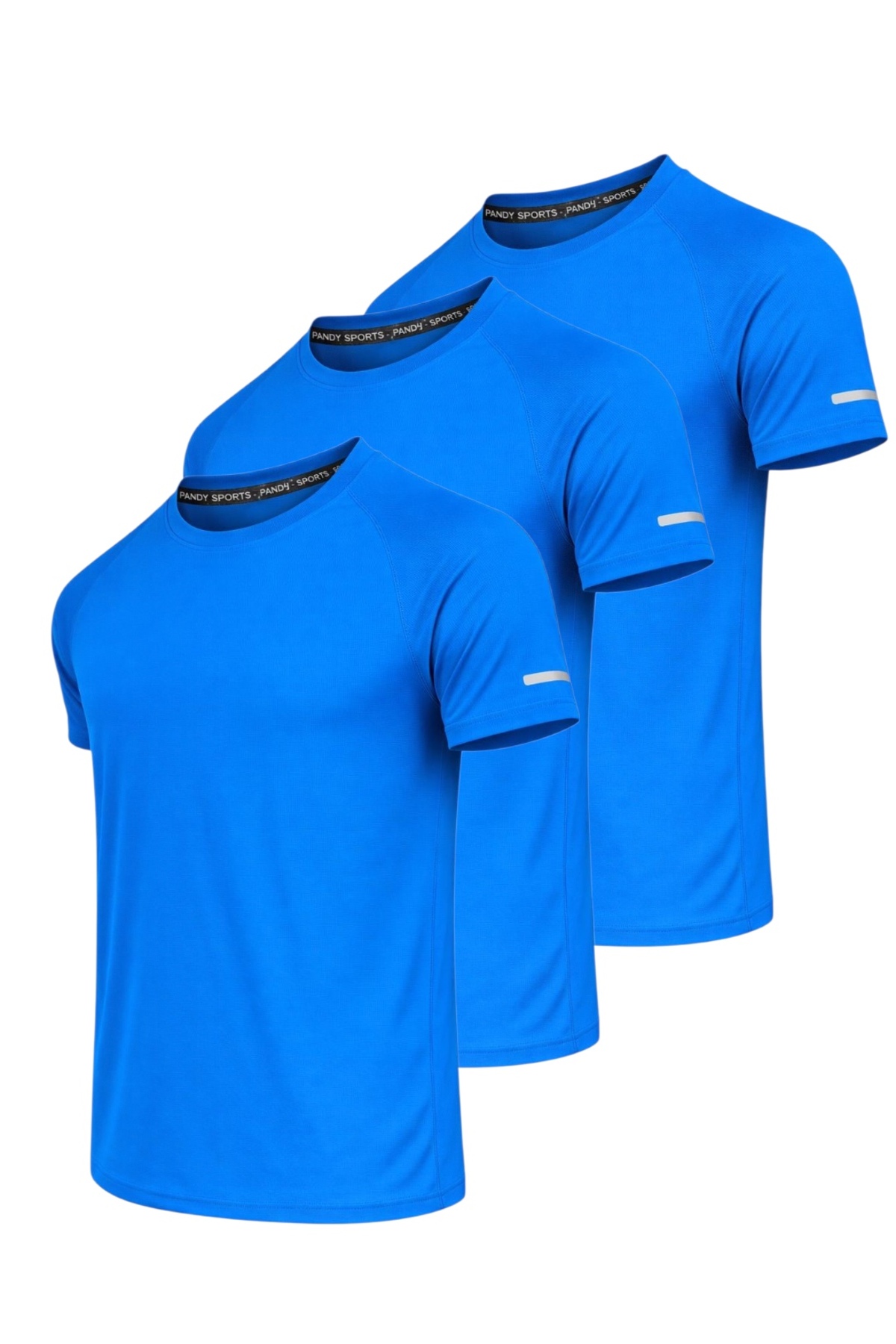 3-Piece Athletic Technical Sports T-shirt with Fast Drying Feature