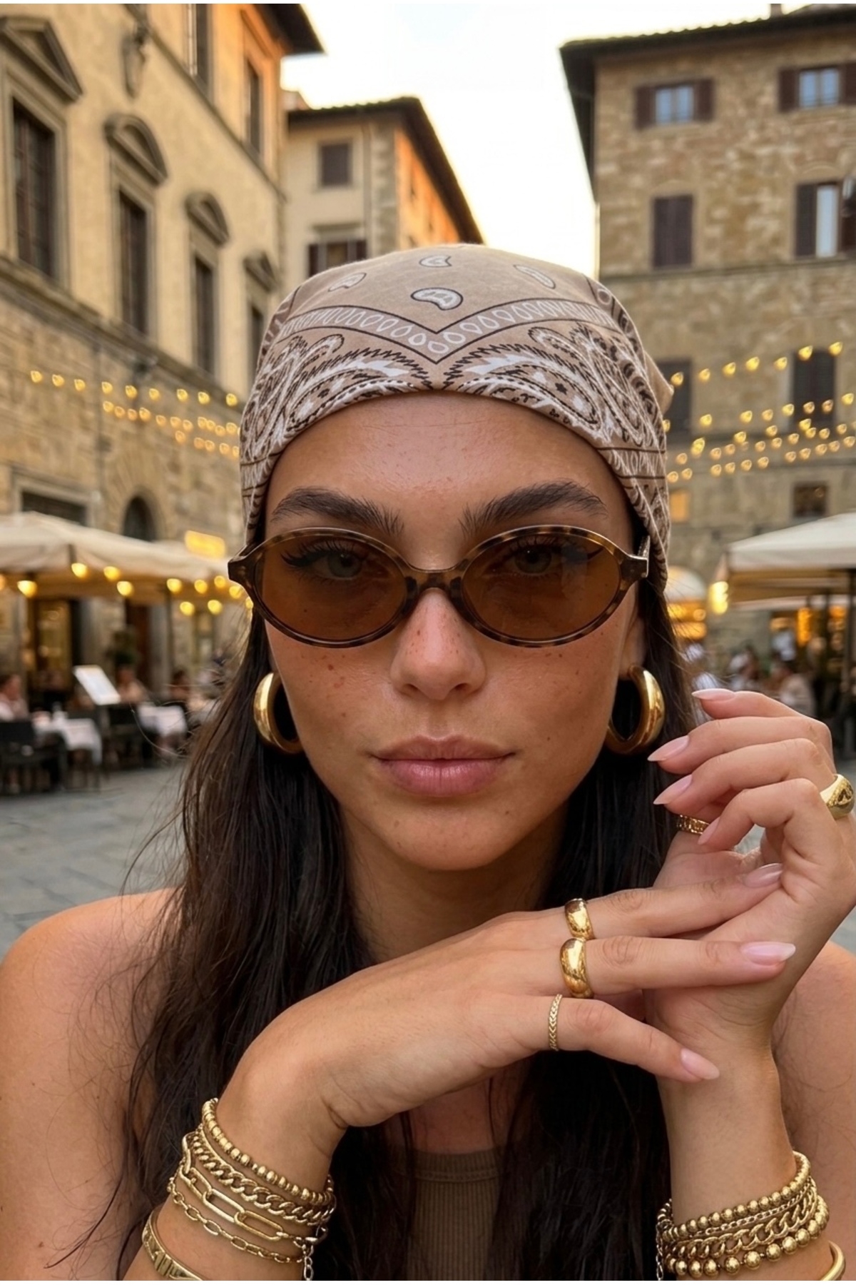 Eyesofia Oblamow Bat Unisex Leopar Çerçeveli Ultra Hafif Uv400 Filtreli Güneş Gözlüğü görsel 4
